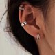 thumbnail image 4 of Pendientes Punk Ear, Cuff Clip Sin Piercing Cross Clip, Pendientes, F, 4 of 5