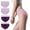 4-Multicolor, variant on YWDJ Plus Size Panties 4 Pack Cotton Lightweight High Waist No Show 4PCLarge Seamless Cotton High Waist Briefs Hip Lifting Underpants Multicolor XL