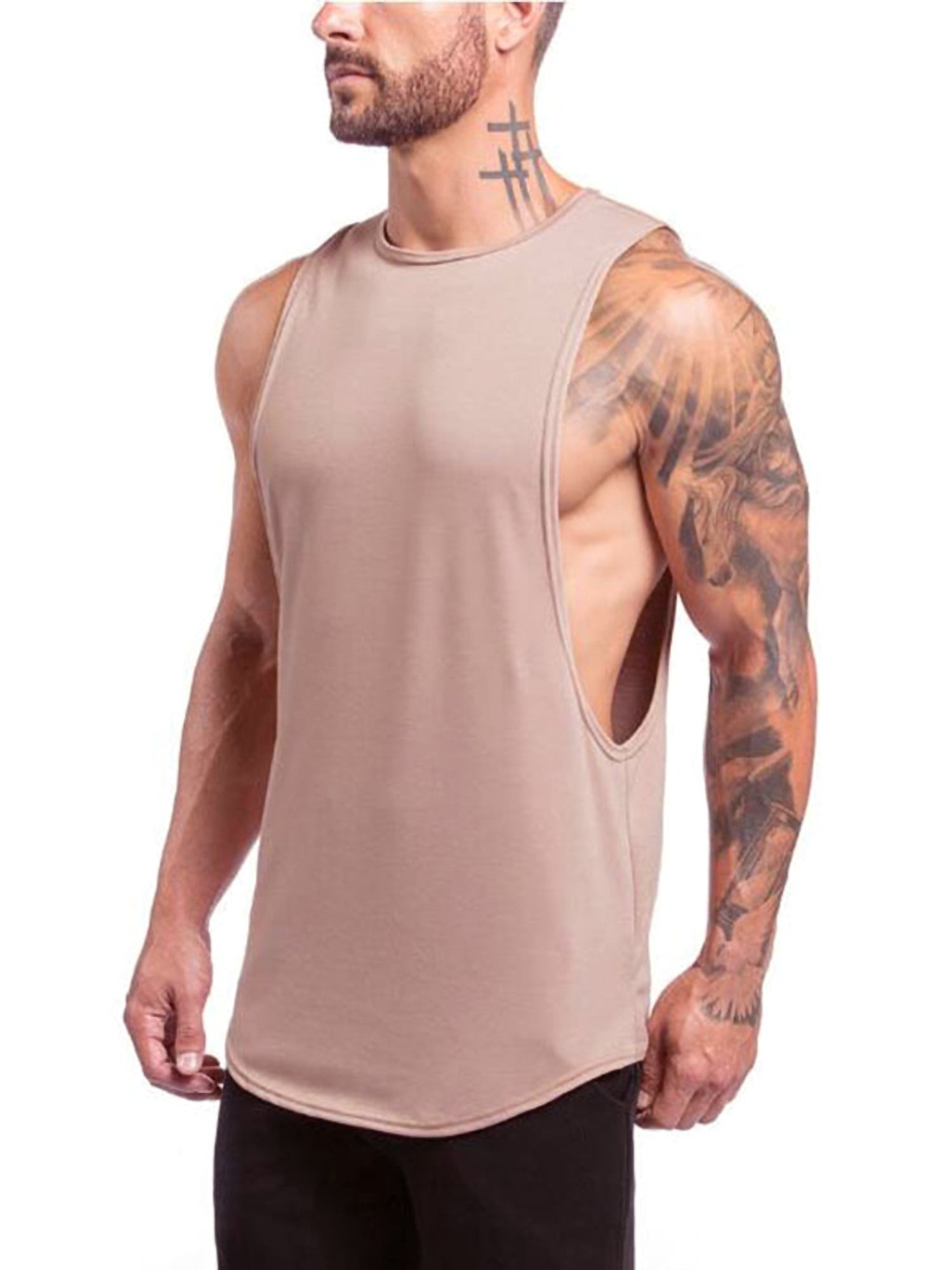 MAWCLOS Mens Gym Tank Tops Quick Dry 
