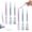 6Pcs (Color Random), variant on Syringe Shaped Gel Ink Pens, 3/6/9/15 Pack Creative Syringe Shaped Gel Pens – Fun Design with Smooth Writing, 0.38mm Black for Office Supplies, (Pen Body Color Random) (6Pcs (Color Random))