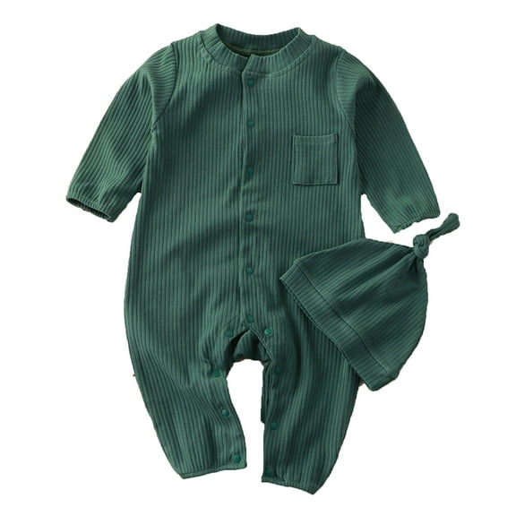 adviicd Baby Boy Onesies Onesies Footless Boys Zippy Romper Romper Baby Boy (Green,12-18 Months)