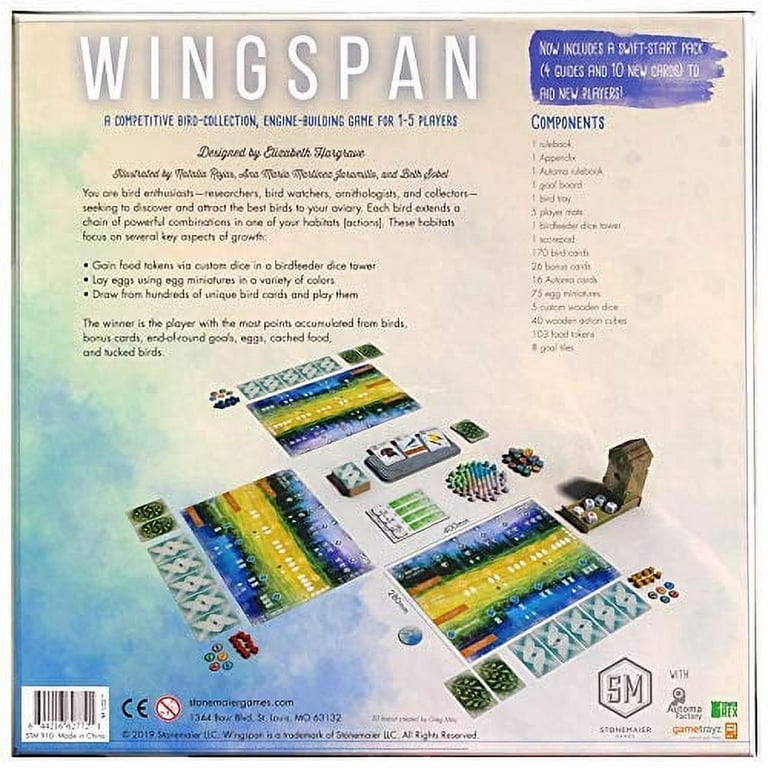 Wingspan Board Game Stonemaier Games Replacement food Good Tokens + 3  Containers