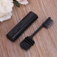 thumbnail image 4 of Travel Toothbrush Fold Travel Toothbrush Folding Toothbrush Comes with A Toothbrush Box for Travel Camping School Home Foldable Toothbrushes in Bulk, Black, 4 of 5