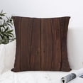 thumbnail image 4 of Yiaed Vintage Wood Print Pillow Covers Super Soft Decorative Square Throw Pillow Covers Case Cushion Covers for Sofa Couch Bedroom Car Decor（No pillow core）-24"x24", 4 of 7