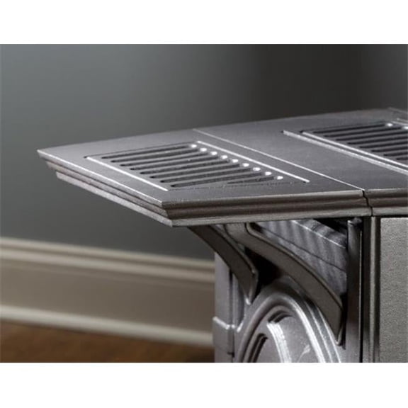 Empire CSKF Cast Iron Stove Shelf Kit - Left & Right Shelf, Matte Black