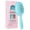 blue, variant on Scalp Massager, Handle Hair Silicone Scalp Massage Brush, Shampoo Brush with Handle, 2-in-1 Double-Sided Hair Comb Shampoo Brush for Wet & Dry Hair - Red