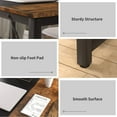 thumbnail image 3 of Mecor Computer Desk 47" Sturdy Writing Table for Home Office, Modern Simple Style PC Desk with Splice Board, PC Laptop Sturdy Table Workstation for Home（Middle Black）, 3 of 5
