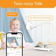 thumbnail image 2 of CHILLAX Giraffe Pro Max Baby Monitor - Monitor de video para bebés con cámara Full HD 1080p y unidad para padres de video 720P de 5", interruptor de protección de privacidad, LED de atenuación automát, 2 of 5