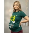 thumbnail image 7 of The Grinch, Women's Maternity Graphic T-Shirt, A Little Who Is Due, Sizes XS-XXL, 7 of 7