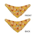 thumbnail image 3 of Rateoe Daisy maple fall Print Pet Scarf for Dogs and Cats – Stylish Reflective Design, Breathable & Durable Pet Bandana with Quick-Release Buckle-Large, 3 of 5