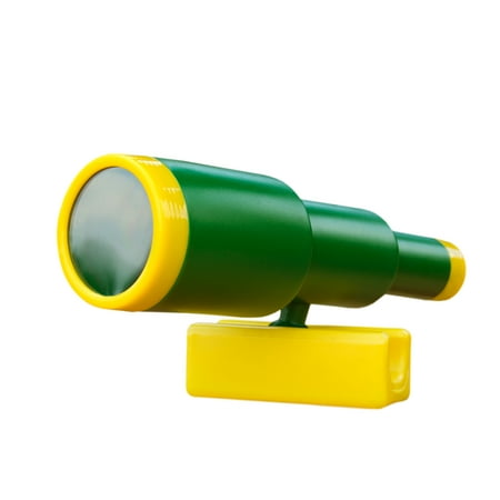 Gorilla Playsets Looney Telescope, Green and Yellow Trim