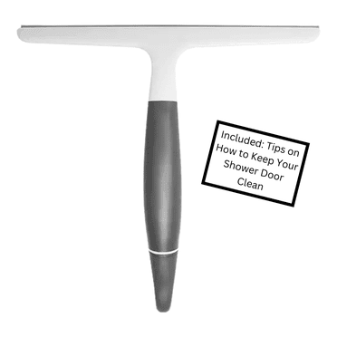 OXO Good Grips Wiper Blade Squeegee and Tips on Keeping Your Shower Door Clean Bundle