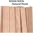 thumbnail image 4 of 100 PCS Thickened Wood Wicks for Candles Making with Wick Trimmer, Naturally Smokeless Candle Wicks for Long Lasting A,1*set candle wicks, 4 of 7