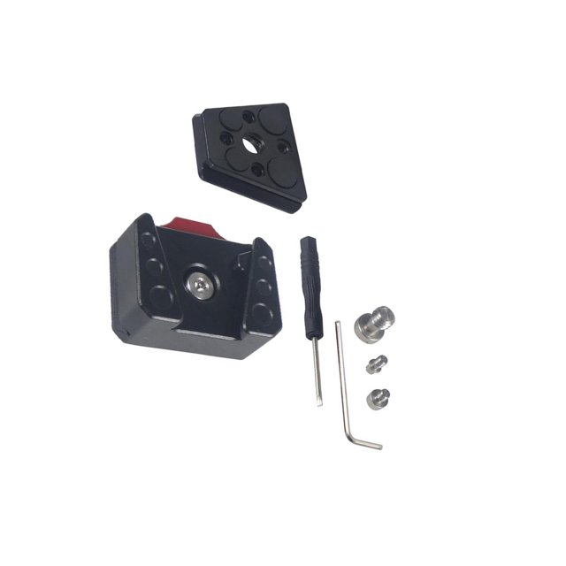 bedienty Quick Release Clamp Plate Camera Mount Adapter Clamp for DSLR Digital Camera Set A Set A