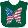 thumbnail image 3 of Inktastic Patriotic Butterfly Girls Baby Bib, 3 of 4