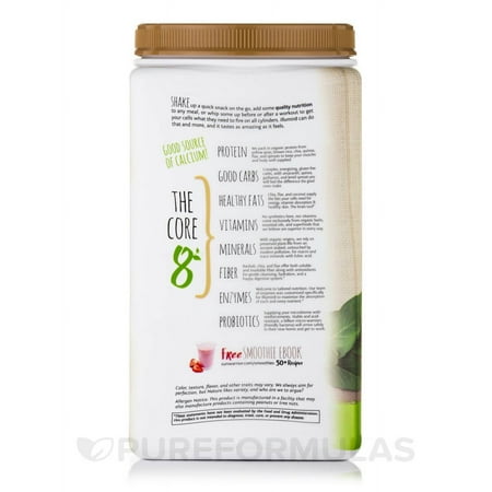 illumin8 Plant-Based Organic Meal, Mocha Flavor - 35.2 oz (2.2 lb / 1 kg) by Sun