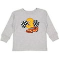 thumbnail image 3 of Inktastic Number Three Race Car Boys or Girls Long Sleeve Toddler T-Shirt, 3 of 5