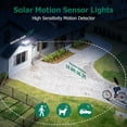 thumbnail image 6 of Hoodink Solar Outdoor Lights 4500LM 306LED Motion Sensor Security Light, 4 Heads, IP65 Waterproof, 270° Wide Angle, 3 Modes, Remote Control for Yard/Backyard, 6 of 9