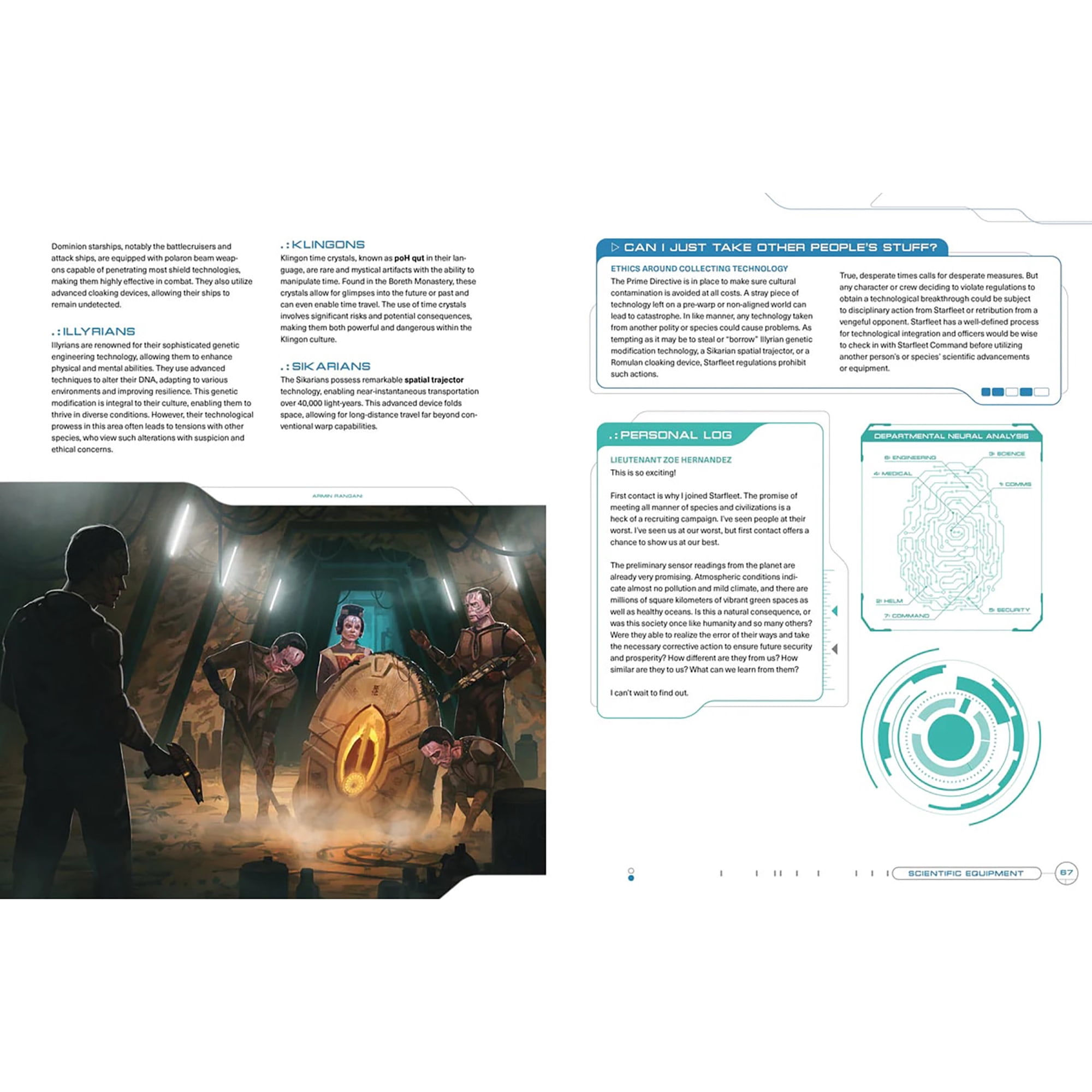 Modiphius Entertainment: Star Trek Adventures 2nd Edition Technical Manual - Roleplaying Game, Supplemental Hardback Book, Extensive Universe Details