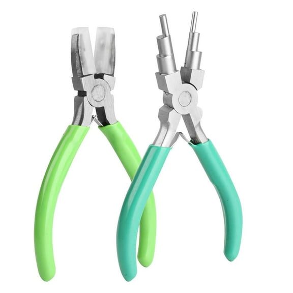 2 Pcs Jewelry Making Plier Tools with Needle/Chain/Round Nose Pliers and Wire Cutter for Jewelry Repair, Wire Wrapping, Crafts, Jewelry Making Supplies