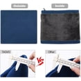 thumbnail image 4 of TAGVO Winter Fleece Neck Warmer, Soft Double Layer Fleece Thick Thermal Neck Gaiter Elastic Multifunctional Scarf Windproof Skiing Neck Tube Ear Warmer Balaclava Hood Unisex for Outdoor Sports, Blue, 4 of 8