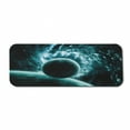 thumbnail image 1 of Space Computer Mouse Pad, Solar System Landscape with a Planet in Vast Motion Ufo Asteroid Mystic Orbit View Print, Rectangle Non-Slip Rubber Mousepad Large, 31" x 12" Gaming Size, Teal, by Ambesonne, 1 of 2