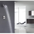 thumbnail image 3 of Sumerain Shower Valve and Trim Kit Brushed Nickel,Single Handle Shower Faucets Included Solid Brass Rough-in Valve and Square Stainless Steel Metal Showerhead, 3 of 5