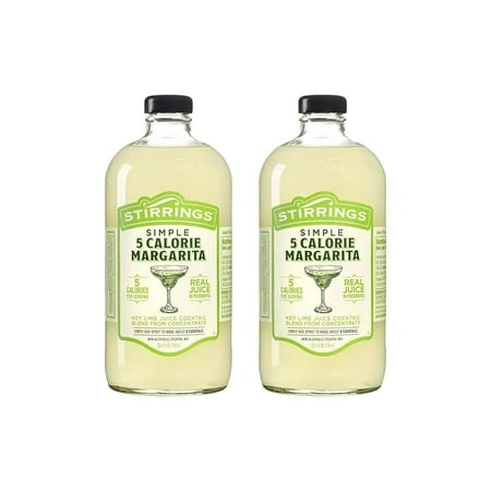 Stirrings Non-Alcoholic 5 Calorie Margarita Cocktail Mix, 2-Pack 25.4 fl. oz. Bottles