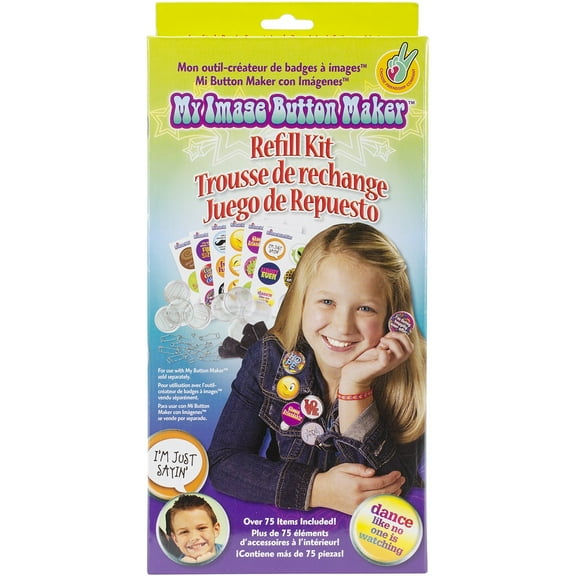 My Image Button Maker Refill Kit