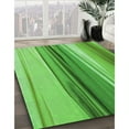 thumbnail image 3 of Ahgly Company Machine Washable Indoor Rectangle Transitional Emerald Green Area Rugs, 2' x 3', 3 of 7