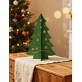 thumbnail image 2 of Pino navideño armable de 1.20 m elaborado en MDF y acabado en color verde., 2 of 7