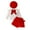 Red, variant on Zwiiyzr 6M-4T Toddler Girl Fall Winter Kint Cotton Outfits Ruffles Long Sleeve Tops with Bow Tie Skirt with Hat Set Baby Clothes Kids Casual Set Hot Pink