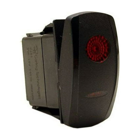 Carling On/Off Contura V Boat Rocker Switch | Blank 4 Spade 12V Lit
