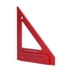 thumbnail image 2 of Regla triangular para carpintería, herramienta de medición del sistema británico de aleación de aluminio para carpintero, medición de ángulo de 45 grados/90 grados(6 pulgadas), 2 of 14
