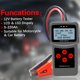 thumbnail image 3 of Probador de batería de automóvil automotriz de 12 V y 24 V Probador de carga Multi-idioma Abanopi Coche proteger, 3 of 6