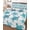 Blue Green, variant on Twin XL Quilt Bedding Set, Coastal Sea Turtle Reversible Summer Quilt 3 Pieces, Nautical Turquoise Ocean Creatures Lightweight Bedspreads Coverlets with 2 Pillow Shams for All Seasons