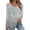 White, variant on ManxiVoo Women's Sparkle Glitter V Neck Long Sleeve Top Gradient Printed Shimmering Bodycon Evening Party Blouse for Women L Size Black