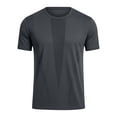 thumbnail image 7 of Men's Big & Tall Jacquard Muscle Slim Fit Athletic T-Shirts Tech Performance Workout Training Top Crew Neck Short Sleeve Quick Dry Breathable Mesh Back for Running, 7 of 7