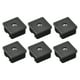 thumbnail image 1 of Insertos de 6 piezas para tubos cuadrados con rosca M8, para tubo cuadrado de 1.5"x1.5" OD, tapón de plástico negro para inserto de ruedas de silla, 1 of 6
