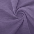 thumbnail image 5 of QATAINLAV Summer Rompers for Women Sleeveless Adjustable Strap Onesies Shorts Cotton Casual Wide Jumpsuits with Pockets Purple L, 5 of 7