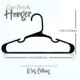 thumbnail image 3 of Utopia Home 40 Pack Kids Hangers - 11.5 Inch Plastic Baby Hangers for Closet - Childrens Hanger for Clothes & Infant Hanger for Closet - For Everyday Standard Use White, 3 of 8