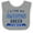 Heather and White, variant on Inktastic Greek Family Pride Awesome Boys or Girls Baby Bib