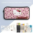thumbnail image 3 of Hello Kitty Large Pencil Case, Durable Pencil Pouch with Big Capacity, Minimalist Portable Stationery Bag, Aesthetic Zipper Pencil Box, 3 of 8