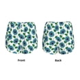 thumbnail image 4 of Disketp Blue Sunflowers Print Women's Shorts Workout Shorts for Athletic Gym Running Shorts with Phone Pockets Large, 4 of 8