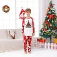 thumbnail image 5 of breaise Family Christmas PJs Matching Sets Casual Holiday Pajamas Printed Top and Pants Xmas Jammies for Couples Men Women, 5 of 9