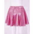 thumbnail image 5 of Aislor Girl's Metallic Skater Skort Dance Athletic Shiny Pleated A-Line Mini Scooter Skirt for Cheerleading Performance, 5 of 7