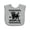AC-Heather Grey, variant on Inktastic Mimi Loves Me Highland Cow Boys or Girls Baby Bib