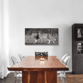thumbnail image 3 of Global Gallery's 'Lion walking in African Savannah' by Pangea Images Stretched Canvas Wall Art, 3 of 4