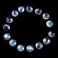 thumbnail image 2 of 7.85Cts Natural White Rainbow Moonstone Round Cabochon Gemstone Bulk Lot, 2 of 4