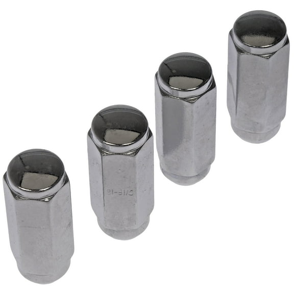 Dorman 711-514 Wheel Lug Nut for Specific Models, Chrome (Pack of 4)